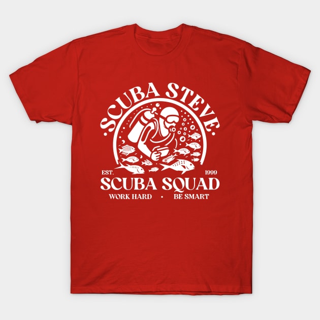 Scuba Steve // Scuba Squad T-Shirt by Trendsdk